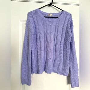 Purple Juniors Sweater